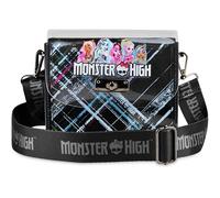 Get Trend Monster High Borsa Tracolla Ragazza con Portamonete, Borsetta Tracolla con Cinturino Regolabile, Regalo Ragazza (Nero Monster High)