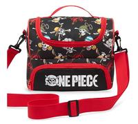 Get Trend One Piece Borsa Termica Porta Pranzo Bambini, Borsa Pranzo con 2 Scomparti Isolati Zip, Manico Robusto e Tracolla Regolabile e Rimovibile per Scuola e Gite, Idea Regali