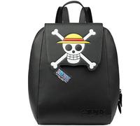 Get Trend One Piece Zaino Donna e Adolescenti, Carino Lavoro e Zainetto Viaggio, Pelle Sintetica PU Borsa Tracolla (Nero One Piece)