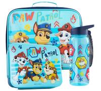 Get Trend Paw Patrol 3 Pezzi Set Pranzo, Borsa Termica Porta Pranzo per Bambini con Bento Lunch Box e Senza BPA 640 ml Borraccia con Cannuccia, Ideale per Scuola (Multi Paw Patrol)