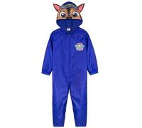 Get Trend Paw Patrol Puddle Suit Boys & Toddlers, Hooded Water Resistant Paddle Overalls Fleece Lined, Rain Suit All in One (5-6 Anni, Blu Paw Patrol)