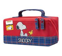 Get Trend Peanuts Snoopy Borsa da Toilette Donna e Adolescenti, Necessaire da Viaggio, Trousse Trucchi Ragazza, Beauty Case con Tasca Interna (Rosso Snoopy)