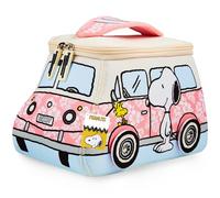 Get Trend Peanuts Snoopy Borsa da Toilette Donna e Adolescenti, Necessaire da Viaggio, Trousse Trucchi Ragazza, Beauty Case con Tasca Interna (Rosa Snoopy)