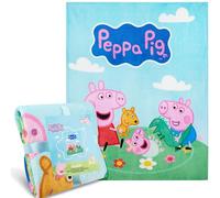 Get Trend Peppa Pig Coperta Pile per Bambini 130x150cm, Coperte Morbide, Carino Coperta Letto e Divano, Accessori Letto, Regali Bambini (Multi Peppa Pig)
