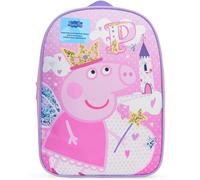 Get Trend Peppa Pig Zaino Bambini 3+ Anni Zainetto Bambino Zaini da Viaggio Sport Zainetti Asilo Bimba Cinghie Regolabili Regalo Bambini (Rosa Peppa Pig)