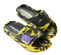 Get Trend Pokemon Ciabatte da Spiaggia per Ragazzi, Pikachu Gengar Snorlax Antiscivolo Pantofole da Bagno Bambini, Scarpe da Piscina Interno Esterno Estive 29-38 (29/31 EU, Multi Marble)