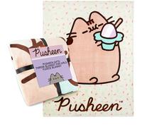 Get Trend Pusheen Coperta Gatto 130x150cm, Caldo Coperte Morbide per Letto e Divano, Leggero e Adatto a Tutte le Stagioni, Regali per Lei