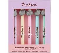 Get Trend Pusheen Penna Set da 5 Penne Gel Cancellabili Kawaii Materiale Scolastico Set Cancelleria Penna a Sfera con Blu Inchiostro Regali Bambini (Pusheen)