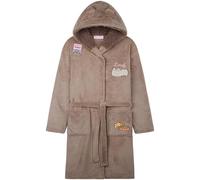 Get Trend Pusheen Vestaglia Bambina e Ragazza Calda, 7-14 Anni, Morbido Pile Accappatoio Poncho, Idea Regalo per Lei (9-10 Anni, Beige Pusheen)