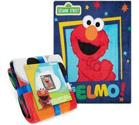 Get Trend Sesame Street Elmo Coperta Pile Bambini 130x150cm, Coperte Morbide Adulti, Coperta Letto e Divano, Accessori Letto, Regali per Bambini (Multi Elmo)