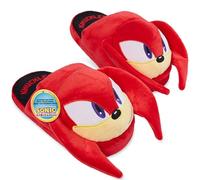 Get Trend SONIC THE HEDGEHOG 3D Pantofole Bambino, Peluche Antiscivolo Pantofole Casa, Shadow Knuckles Tails, Regalo Bambini (29/30 EU, Rosso Knuckles)