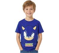 Get Trend Sonic The Hedgehog Magliette Bambino 5-12 Anni, Set T-Shirt Cotone Manica Corta Girocollo, Abbigliamento Bambino Estivo, Idea Regalo Ragazzo (11-12 Anni, Blu Sonic)