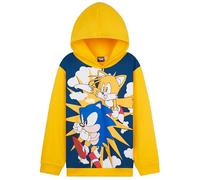 Get Trend Sonic The Hedgehog Shadow Felpa con Cappuccio Ragazzo Adolescenti, Caldo Felpe Pullover Bambino Shadow Knuckles Tails, Idee Regalo Bambini(Giallo/Blu 9-10 Anni)