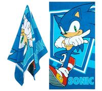 Get Trend SONIC THE HEDGEHOG Telo Mare Cotone Asciugamani Bambini Ragazzi Asciugamano Bagno Telo Doccia Grande Teli Mare Leggeri e Assorbente 140x70cm (Blu, 70x140cm)