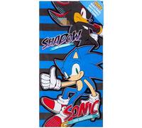 Get Trend SONIC THE HEDGEHOG Telo Mare Cotone Asciugamani Bambini Ragazzi Asciugamano Bagno Telo Doccia Grande Teli Mare Leggeri e Assorbente 140x70cm (Multicolori, 70x140cm)