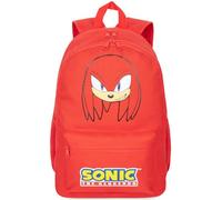 Get Trend SONIC THE HEDGEHOG Zaino Bambini, 46 x 32 x 16 cm, Grande Zainetto con Multi-Scomparto e Spallacci Regolabili per Scuola, Viaggio, Sport, Idee Regalo (Rosso Knuckles)