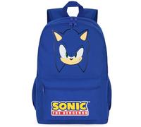 Get Trend SONIC THE HEDGEHOG Zaino Bambini, 46 x 32 x 16 cm, Grande Zainetto con Multi-Scomparto e Spallacci Regolabili per Scuola, Viaggio, Sport, Idee Regalo (Blu Sonic)