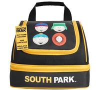 Get Trend South Park Borsa Porta Pranzo Bambini Adolescenti Adulti Isolato Porta Pranzo con Scomparti Porta Merenda per Picnic Lavoro Scolastico (Nera South Park)
