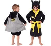 Get Trend Spiderman | Batman Accappatoio Bambino e Bambina, Vestaglia Pile | Morbida e Calda con Cappuccio, Tasche e Cintura, Accappatoio Bambini per Casa e Viaggio, Idea Regalo per Bimbo e Bimba