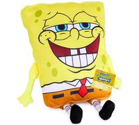 Get Trend SpongeBob SquarePants Cuscino Morbido Giocattolo Personaggi per Bambini Adulti, 3D Peluche Kawaii, Cuscini Decorativi Letto e Divano (Giallo SpongeBob, L35 x W28)