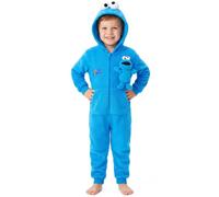 Get Trend Spongebob Squarepants | Sesame Street Pigiama Intero Bambini in Pile, Tuta Intera con Cappuccio, Pigiamoni Morbida e Comoda con Zip, per Invernale, Idee Regalo per Bambino e Bambina
