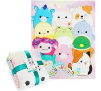 Get Trend Squishmallows Coperta Pile Bambini 130x150cm, Coperte Morbide Adulti, Carino Coperta Letto e Divano, Accessori Letto, Regali per Lei (Multi Squishmallows)