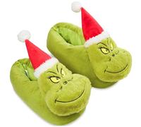 Get Trend The Grinch Pantofole Bambini 3D, EU 30-39, Morbido Peluche Ciabatte Antiscivolo Bambino, Regali di Natale (Verde Grinch, 31/32 EU)