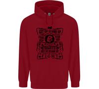 Get Up Alzato Reggae Musica Bambini Felpa con Cappuccio
