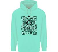 Get Up Stand Up Reggae Music Uomo Felpa