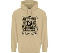 Get Up Stand Up Reggae Music Uomo Felpa