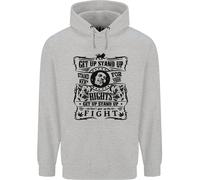 Get Up Stand Up Reggae Music Uomo Felpa