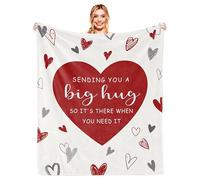 Get Well Soon Regali per donne e uomini, Thinking of You, regali ispiratori per il cancro, regali per donne, rallegrare regali per inviare abbracci regali per donne, grande abbraccio coperta 150 x 130