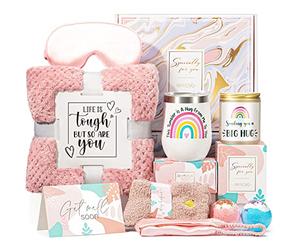 Get Well Soon Regali per le donne, Pacchetto di cura Get Well Gift Basket per amici malati, Regali di simpatia Pensando a te dopo l'intervento chirurgico Sentiti meglio regali di cura di sé, regali