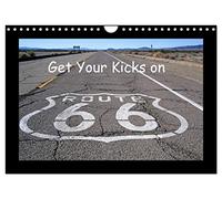 Get Your Kicks on Route 66 (Wandkalender 2026 DIN A4 quer), CALVENDO Monatskalender: Die Route 66, auch Mother Road genannt, ist legendär. Auch heute ... der mobilen Gesellschaft aufleben lässt.