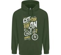 Get Your Ride On Discesa Mountain Bicicletta Bambini Felpa con Cappuccio