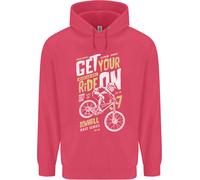 Get Your Ride On Discesa Mountain Bicicletta Bambini Felpa con Cappuccio