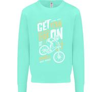 Get Your Ride On Discesa Mountain Bicicletta Bambini Felpa Maglione