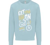 Get Your Ride On Discesa Mountain Bicicletta Bambini Felpa Maglione