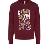 Get Your Ride On Discesa Mountain Bicicletta Bambini Felpa Maglione