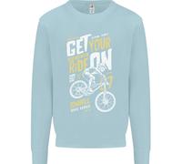 Get Your Ride On Discesa Mountain Bicicletta Bambini Felpa Maglione