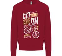 Get Your Ride On Discesa Mountain Bicicletta Bambini Felpa Maglione