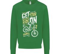Get Your Ride On Discesa Mountain Bicicletta Bambini Felpa Maglione