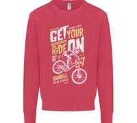 Get Your Ride On Discesa Mountain Bicicletta Bambini Felpa Maglione