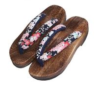 Geta Tradizionali Giapponesi Per Donna E Uomo Sandali Tradizionali Geta In Stile Kimono Zoccoli E Pantofole Calzature Estive Da Spiaggia Per Interni Ed Esterni(Blauw,EUR37)