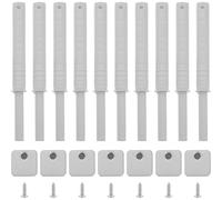 GETAJGHSD 10 Pezzi Serrature Magnetiche per Armadietti, Meccanismo a Spinta Invisibile, Chiusura Magnetica a Pressione per Ante di Mobili da Cucina e Librerie, Pulsante Nascosto