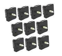 GETAJGHSD 10 Set Movimenti Orologio Muto Silenzioso, Ricambi Movimento Orologi Elettronici Lancette Classiche, Accessori per Sostituzione Orologio da Parete e Cornici retrò