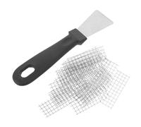 GETAJGHSD 100 Pezzi Copriforo per Mattoni in Ferro Argento con Struttura a Rete Fine, Riempitivo per Buchi Anti-topi e Serpenti, Installazione Facile per Uso Esterno in Giardino