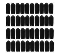 GETAJGHSD 100 Pezzi Manicotti in Gomma per Cerchietti Fai da Te, Tappi Terminali Protettivi per Fascia Chioma 4.5" 5mm, Accessori Sicuri e Comodi per Uso Personale e Artigianale