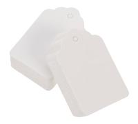 GETAJGHSD 1000 Etichette per Prezzi in Carta Bianca, Cartellini per Abbigliamento e Cappelli, Facili da Scrivere e Pratici, per Negozi e Supermercati