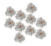 GETAJGHSD 10pezzi Interruttori Lineari Pre-lubrifficati Per Tastiere Meccaniche Stabilità e Precisione Per Giocatori e Scrittori Compatibili Con Cherry e Altri Modelli